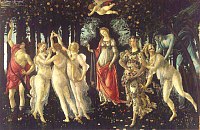 La Primavera
1477-78
del Botticelli 
oil on canvas
Galleria degli Uffizi, 
Firenze