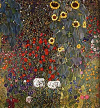 Garden with Sunflowers
1905-06
oil on canvas
Osterreichische Galerie 
Vienna