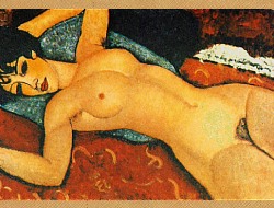 "Nudo Sdraiato", 1917