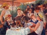 Luncheon of the 
Boating Party 
1880-81 
oil on canvas 
Phillips Memorial 
Gallery, 
Washington, DC 
